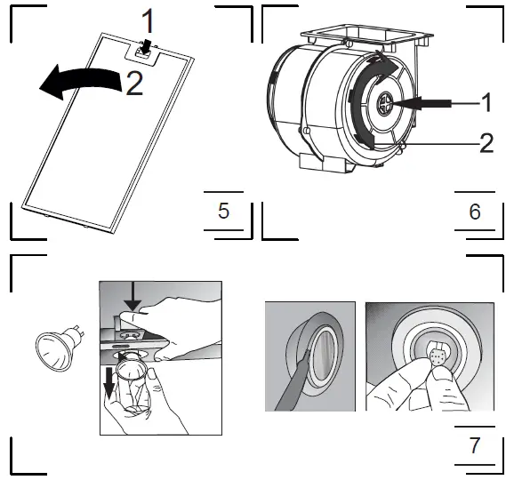 Amica SOT 95 Kitchen Extractor Hood-7