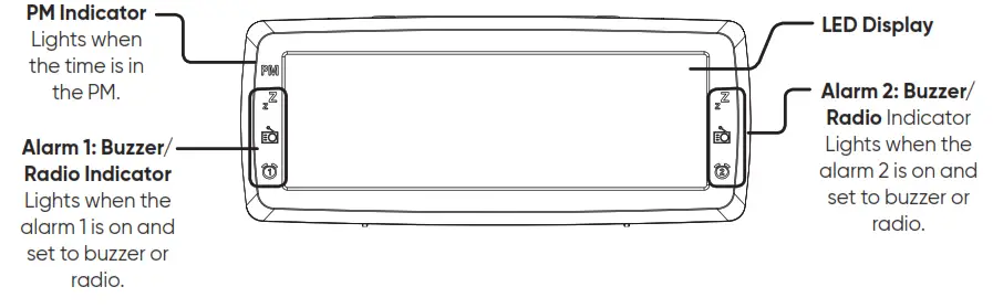 ONN Digital Clock Radio - Overview 2