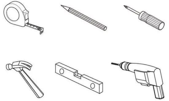 HOROW HR M3224 32 in. W x 24 in H Small Rectangular Metal Vanity Mirror - Fig 7