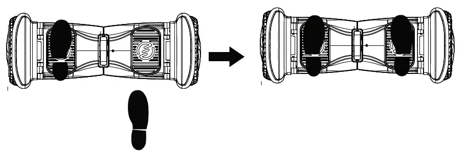 SWFT-GMA-BLK Gamma Foldable Self Balancing Hoverboard Scooter fig 2