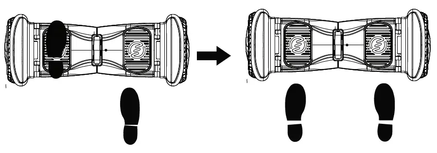 SWFT-GMA-BLK Gamma Foldable Self Balancing Hoverboard Scooter fig 4