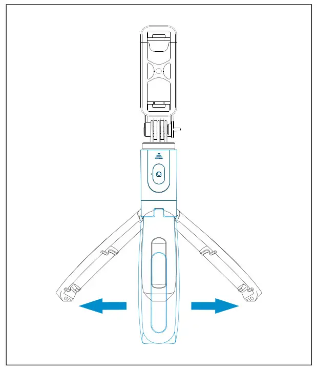 SEVENPOWER EZ S Bluetooth Selfie Stick - Tripod