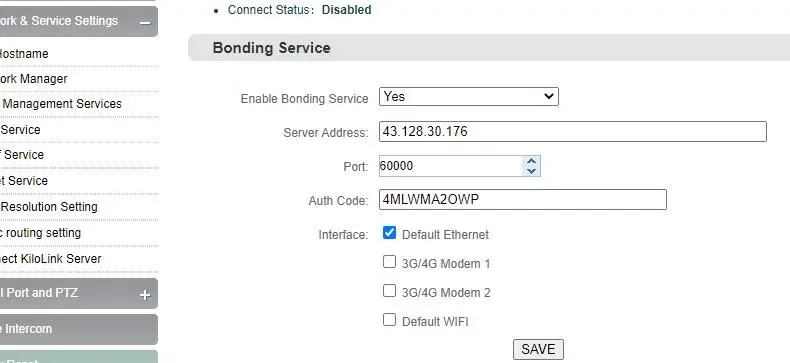 KILOVIEW P1 Video Encoder - Device registration