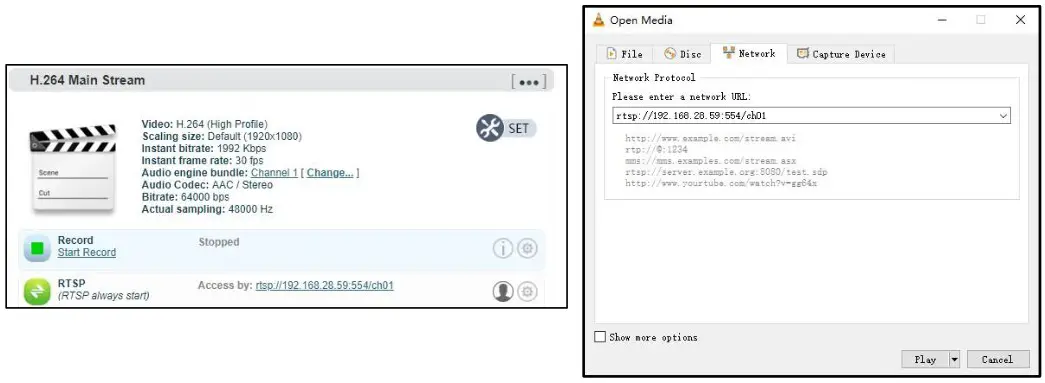 KILOVIEW P1 Video Encoder - Encoding streams checking