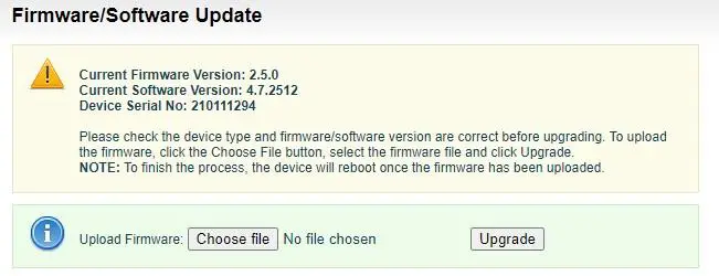 KILOVIEW P1 Video Encoder - Upgrade device firmware