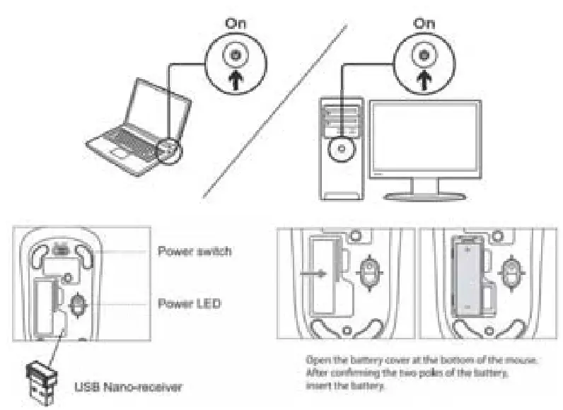 Torich TM-002 wireless keyboard and mouse set - fig