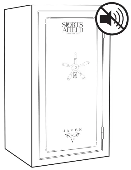 SPORTS AFIELD SA5925HX BIO 24 4 Gun Capacity Water and Fire Resistant Safe - fig16