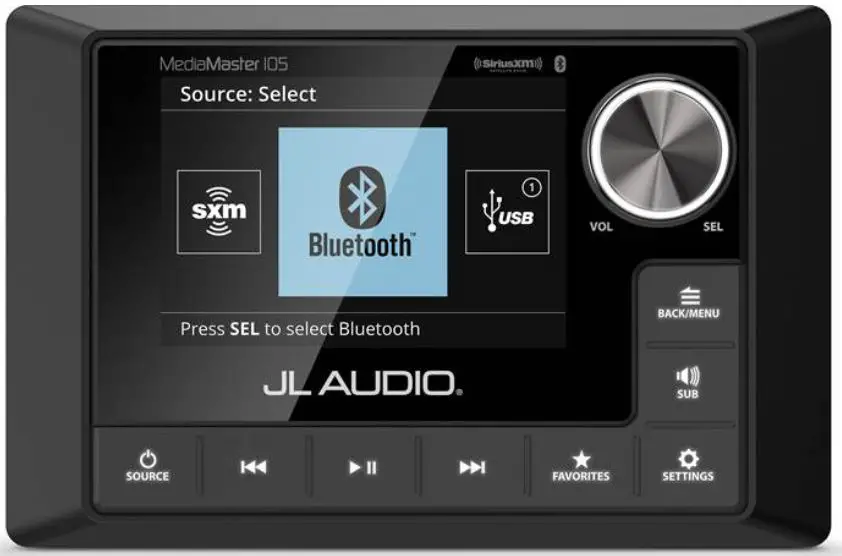 JL AUDIO MediaMaster 105 Marine 4-Zone Digital Media ReceiverPRODUCT