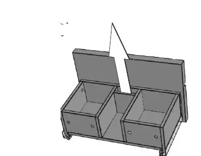 KOLO DOMINO Universal Cabinet with Drawer 7