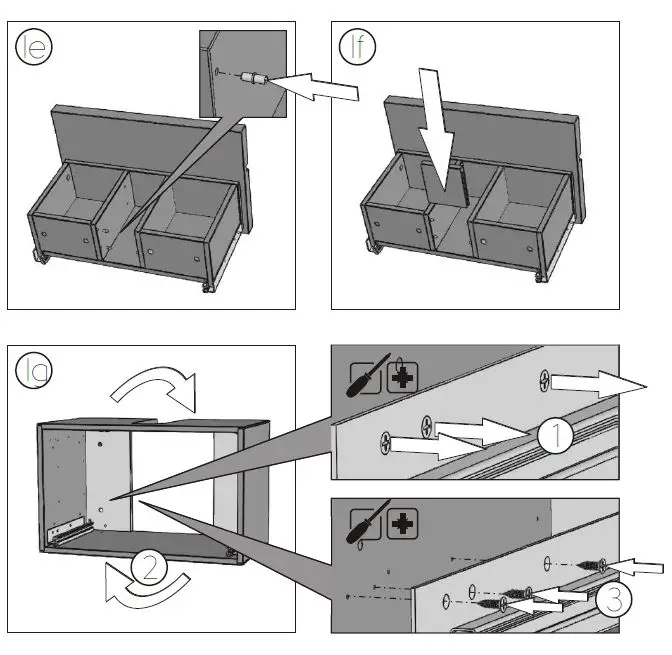 KOLO DOMINO Universal Cabinet with Drawer 9
