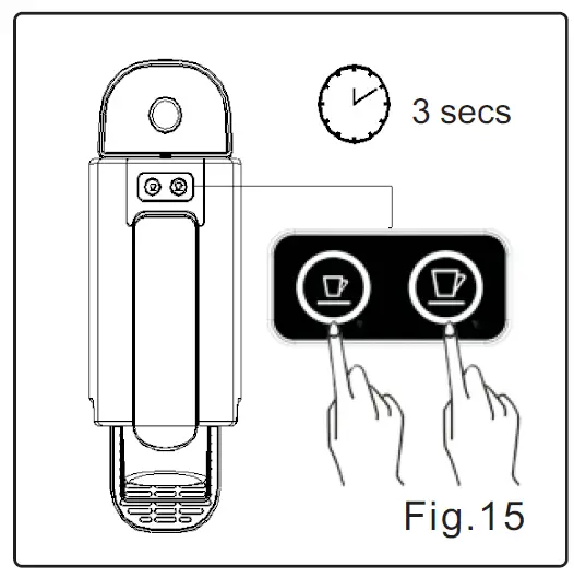 VOGUE 350160 Capsule Coffee Machine 14