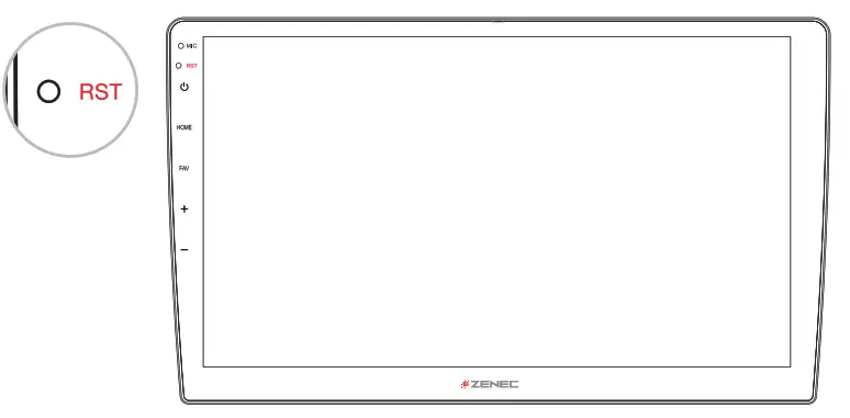 ZENEC Z-E1010 10.1 Inch Core MIB1 Radio Infotainer - RST