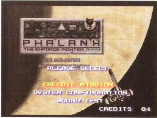 KEMCO Phalanx Super Nintendo Entertainment System Game Pack - SELECT SCREEN