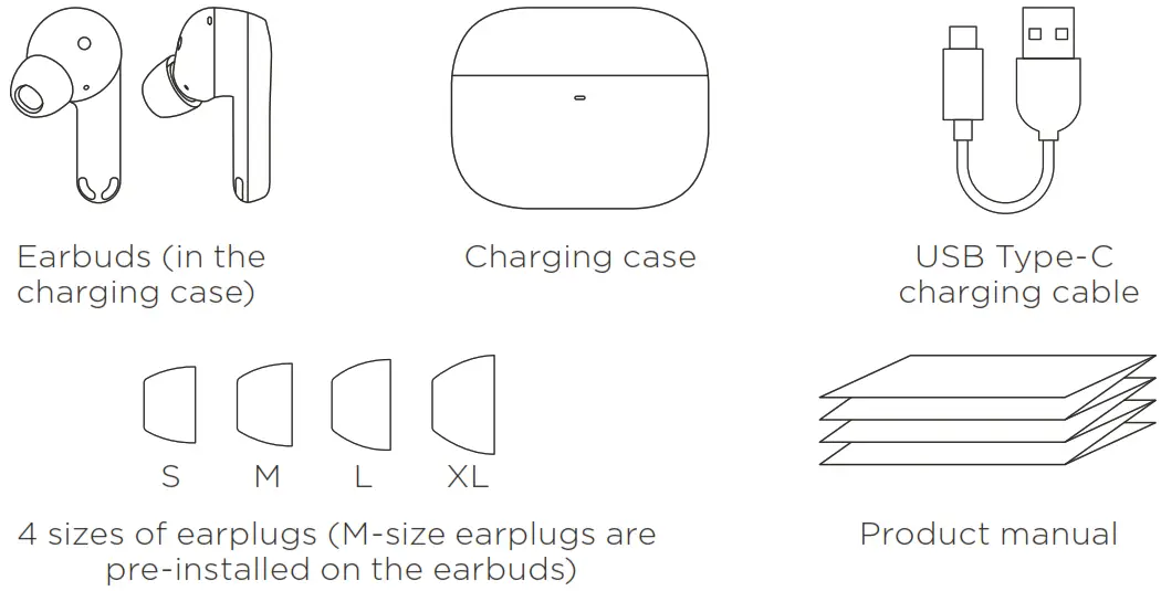 Amazfit PowerBuds Pro-----01 Package Contents