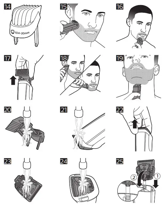 PHILIPS Beard Trimmer - PARTS 1