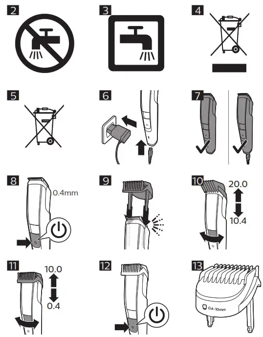 PHILIPS Beard Trimmer - PARTS