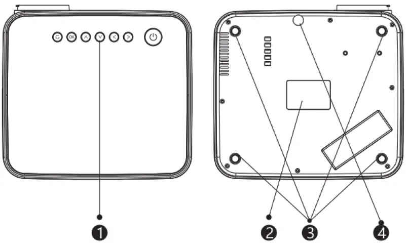 SUREWHEEL-SW10-WiFi-Projector-FIG-2