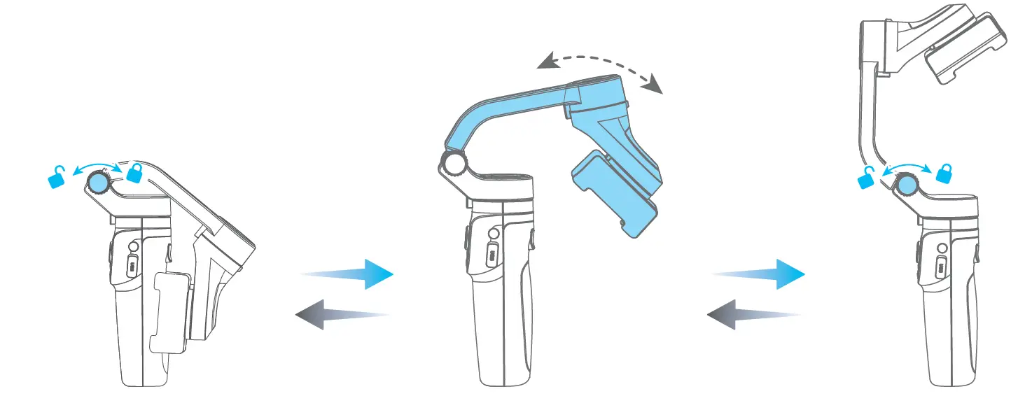 FeiyuTech MT2 VLOG Pocket2 3-Axis Foldable Handheld Smartphone Gimbal 2