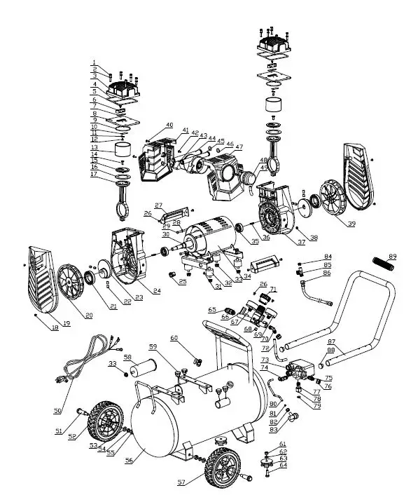 FORTRESS FT2135UQ Ultra Quiet Series Air Compressor fig 11
