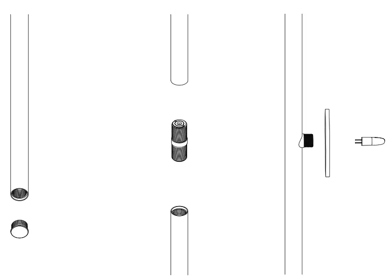 BOCCI 38.6V Stem Floor Ceiling Light - 2