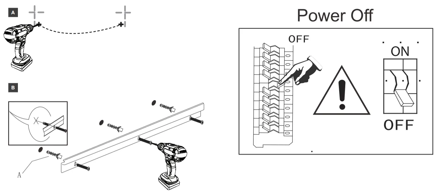 FORCLOVER MEAM-5F2836MB Anti-Fog Dimmable Wall Mounted Bathroom Vanity Mirror - 7