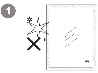 FORCLOVER MEAM-5F2836MB Anti-Fog Dimmable Wall Mounted Bathroom Vanity Mirror - 9