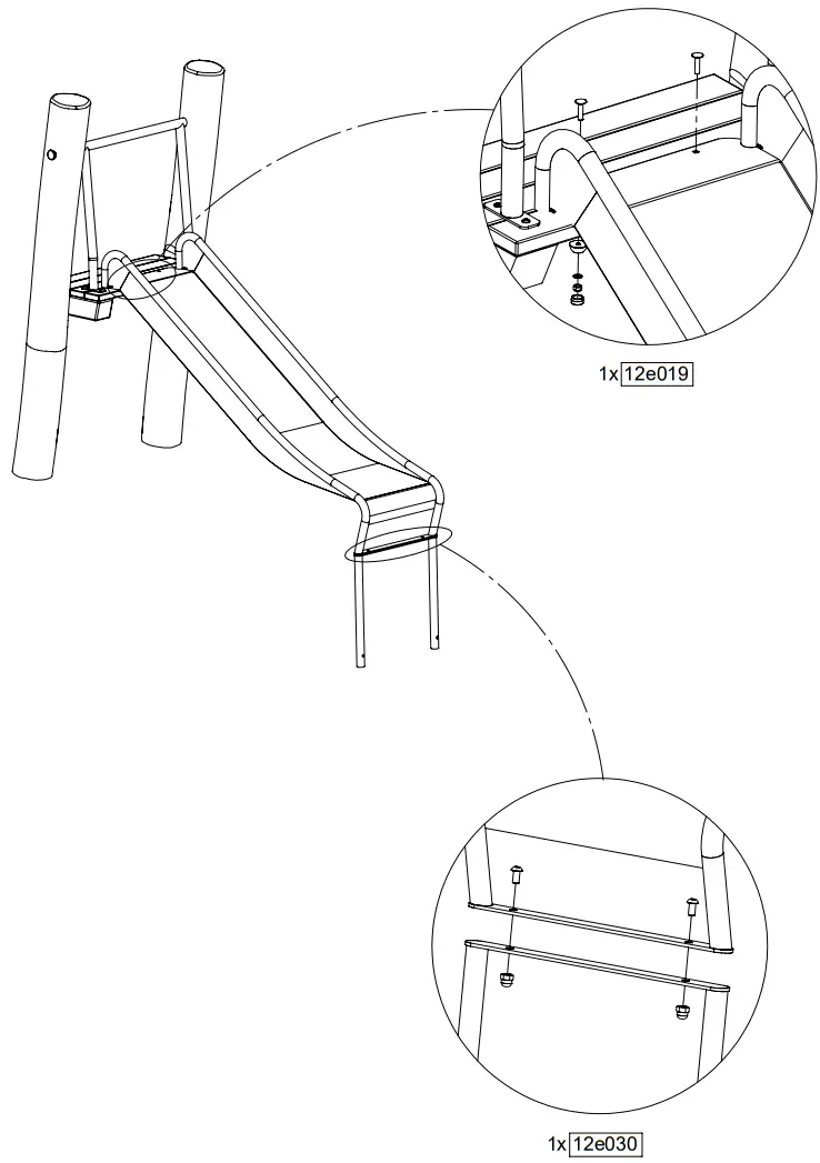 vinci play RB1295 Robinia 90 cm Slide Terrain - fig 13