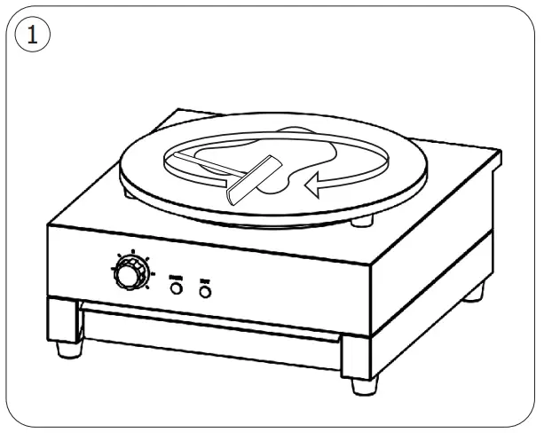 apuro CT931-A Crepe Maker - fig 1