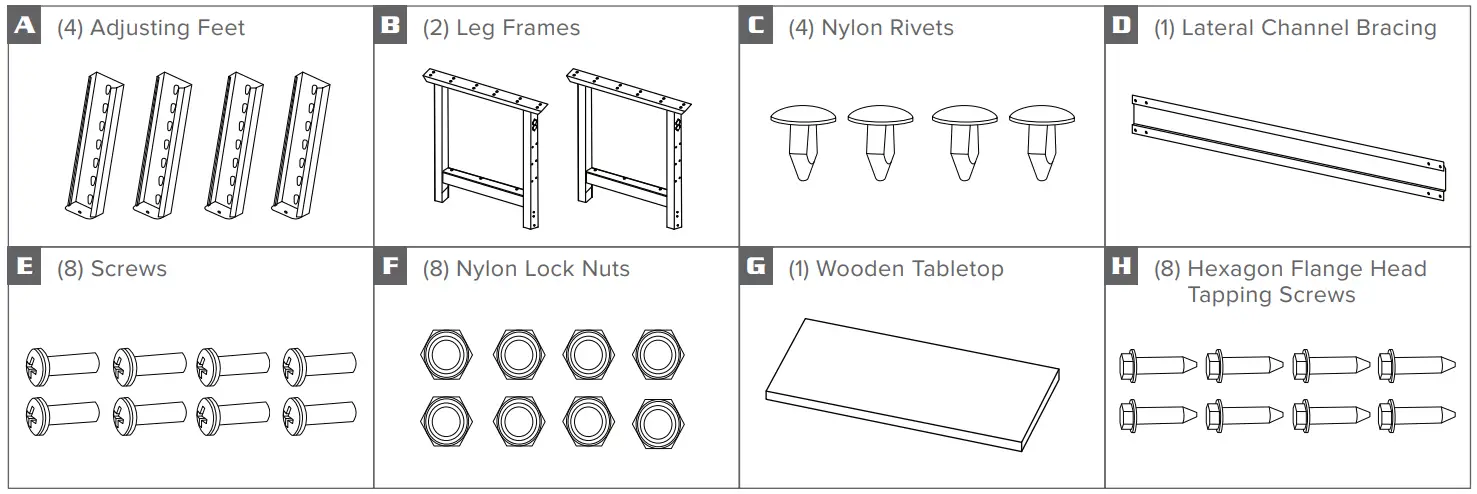 LAVEX-INDUSTRIAL-257WB3048W-Wooden-Tabletop-Worktable-FIG1