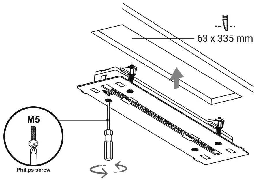 ektor EV RAZOR CORE 24M Core Razor Surface Mount Exit Light - fig5