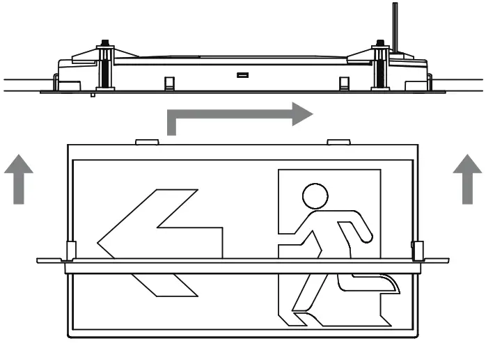 ektor EV RAZOR CORE 24M Core Razor Surface Mount Exit Light - fig6