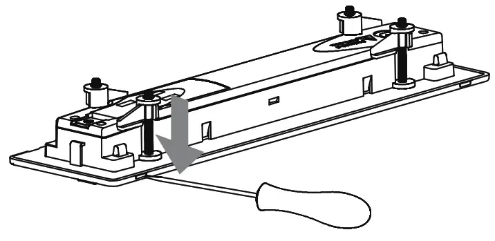 ektor EV RAZOR CORE 24M Core Razor Surface Mount Exit Light