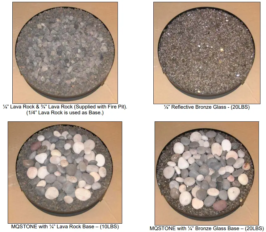 KINGSMAN FIREPLACE FPB30SGT Fire Bowl - Fig 8