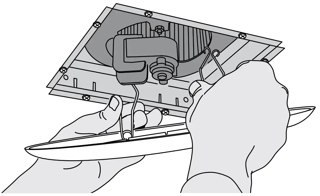 ReVent RVL80 Bathroom Exhaust Fan with LED Light Old Fan