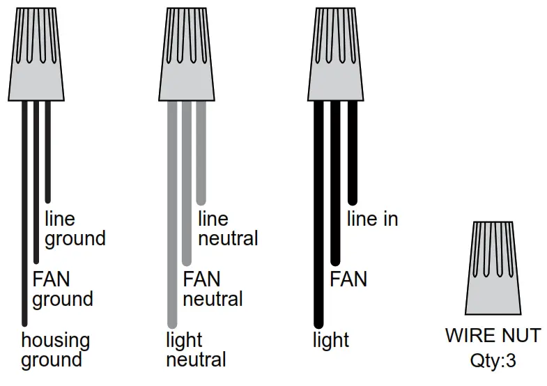 ReVent RVL80 Bathroom Exhaust Fan with LED Light light on