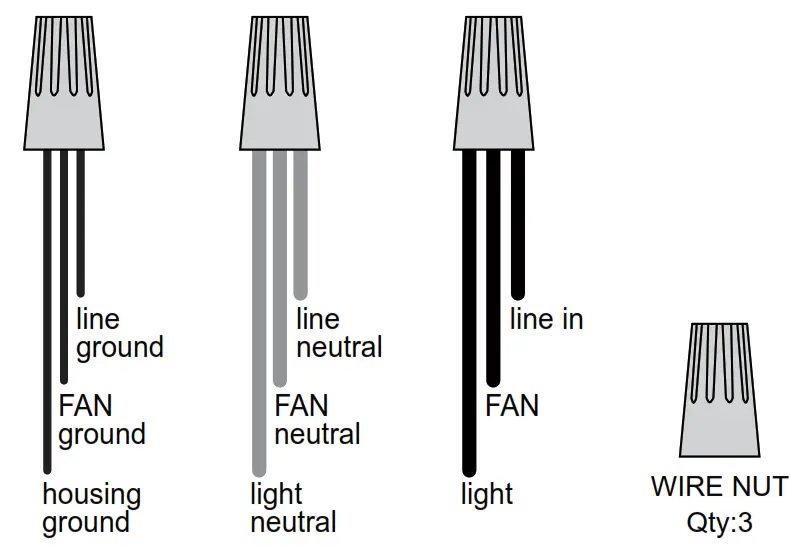 ReVent RVL80 Bathroom Exhaust Fan with LED Light light on1