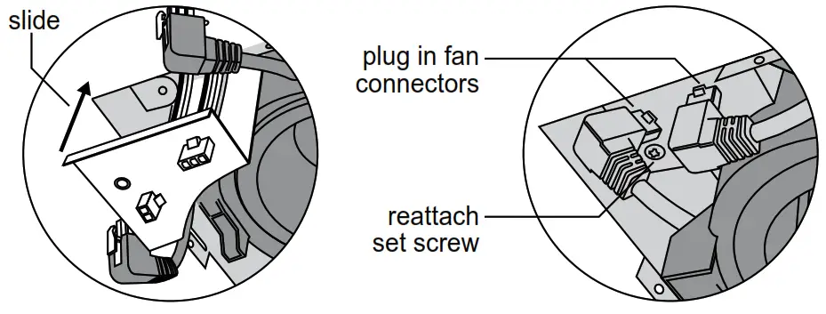 ReVent RVL80 Bathroom Exhaust Fan with LED Light selected outward2