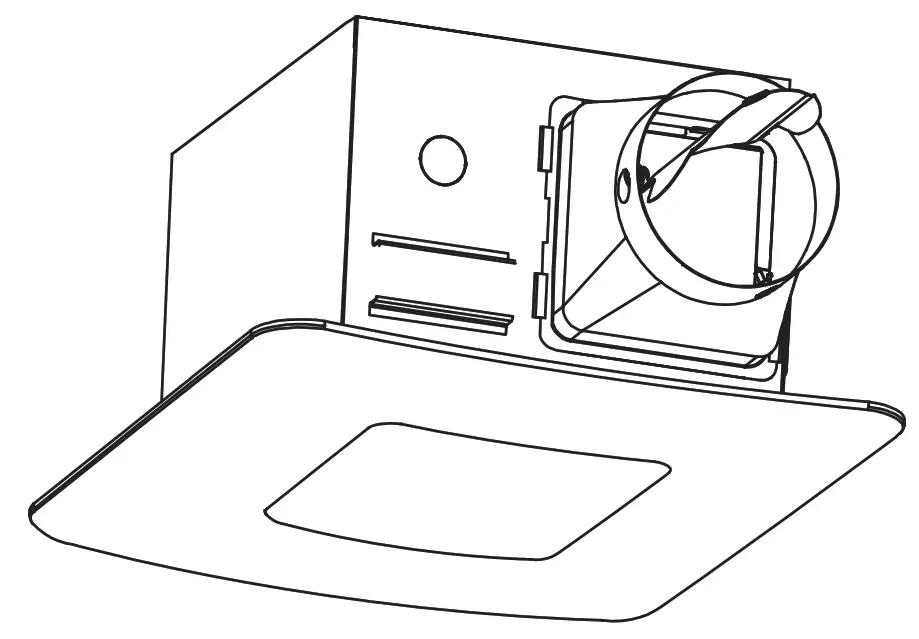 ReVent RVL80 Bathroom Exhaust Fan with LED Light