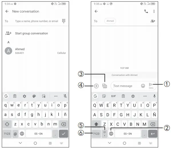 T799B TCL 10 pro -Messages