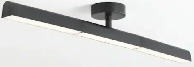 VIDALITE CE1008827 Ma'or Modern LED Linear Black Flush Mount Rotatable