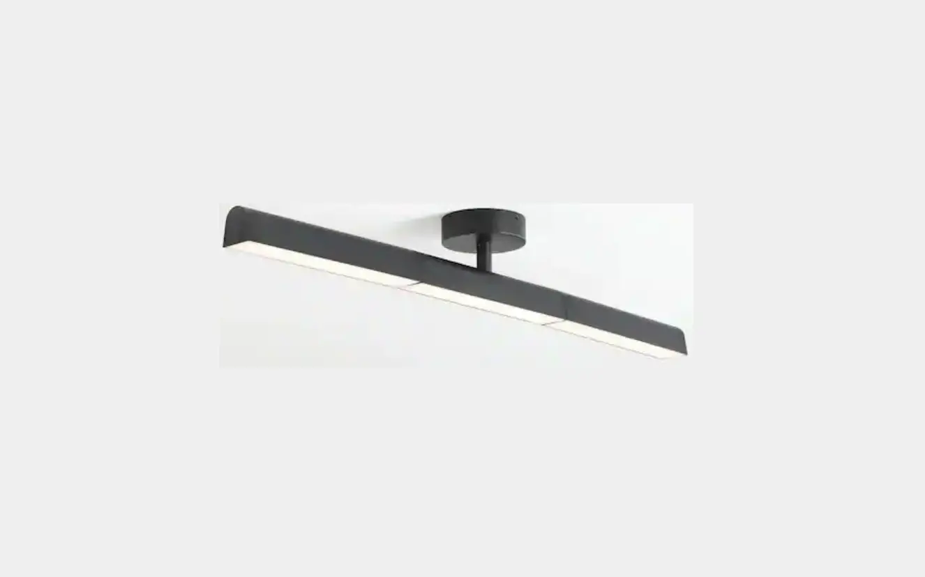 Vidalite Ce1008827 Ma'or Modern Led Linear Black Flush Mount Rotatable Installation Guide