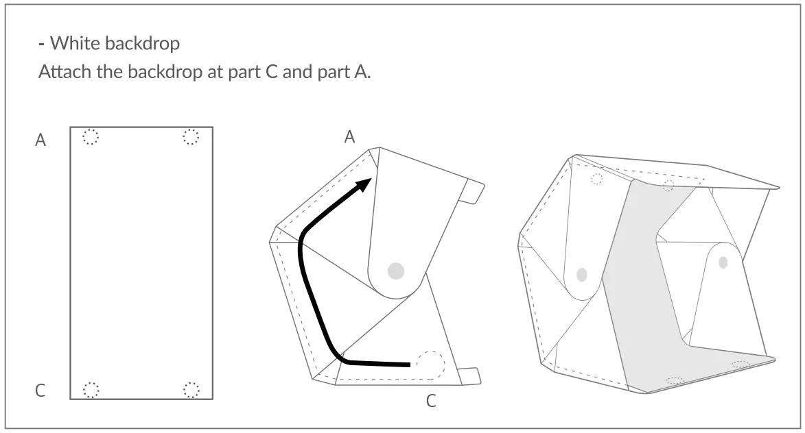 ORANGEMONKIE 8112376 Foldio3 25 Portable Product Photo Studio Light Box-fig4