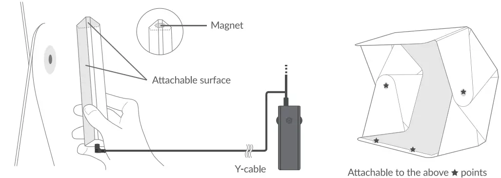 ORANGEMONKIE 8112376 Foldio3 25 Portable Product Photo Studio Light Box-fig6