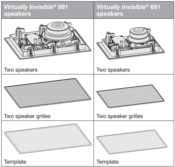 Bose Virtually Invisible 691 In-Wall Speaker-1