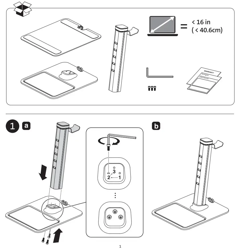 Kensington K50825WW SmartView Organizing Laptop Riser - Figure 1