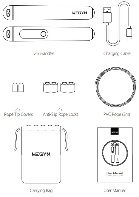 WEGYM JR01 Smart Jump - Product Composition