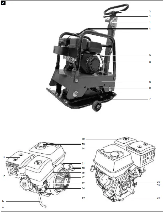 scheppach HP2500S Reversible Plate Compactor-1