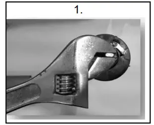 betta 1000 Straight Drop Awning Spring Operated with Brackets - Figure 1
