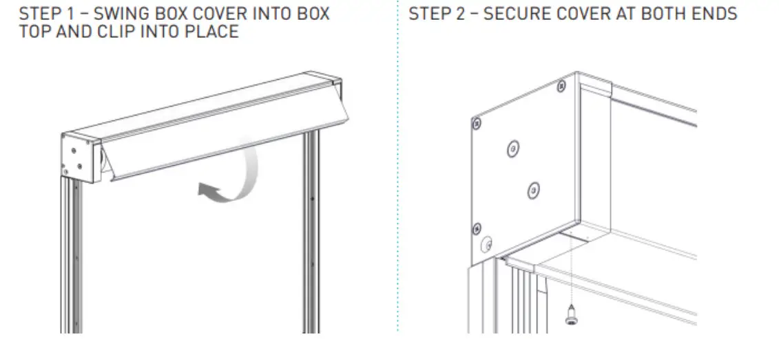 betta 1000 Straight Drop Awning Spring Operated with Brackets - Figure 9