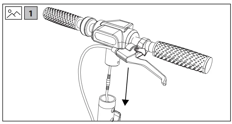 EM-KS1 Electric Scooter  Assembling the Handlebars